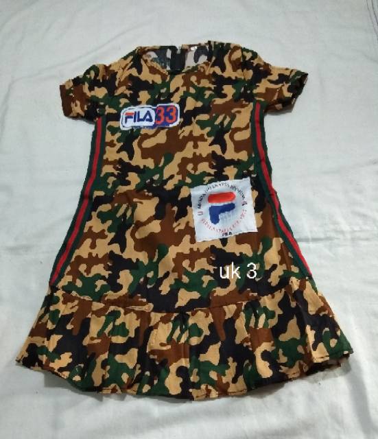 Baju anak wanita army