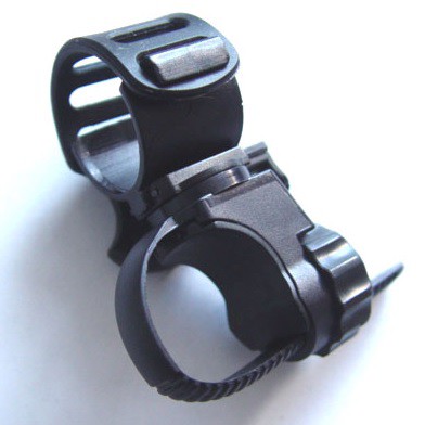 Bike Bracket Mount Holder for Flashlight - Black