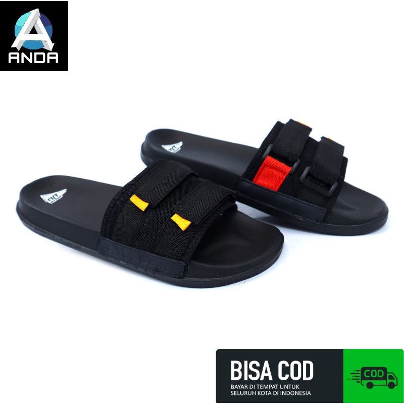 SANDAL SLIP.ON PRIA RINGAN LENTUR/SANDAL DISTRO TERKEREN/