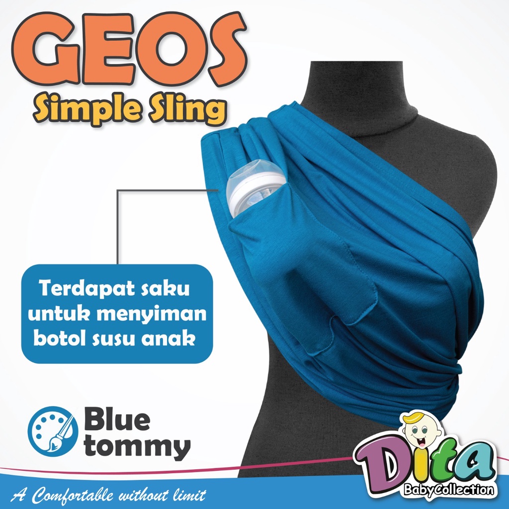 GEOS POLOS DITA PAKAI KANTUNG Geos Polos premium Gendongan Polos murah geos Kaos GEOS DITA POLOS