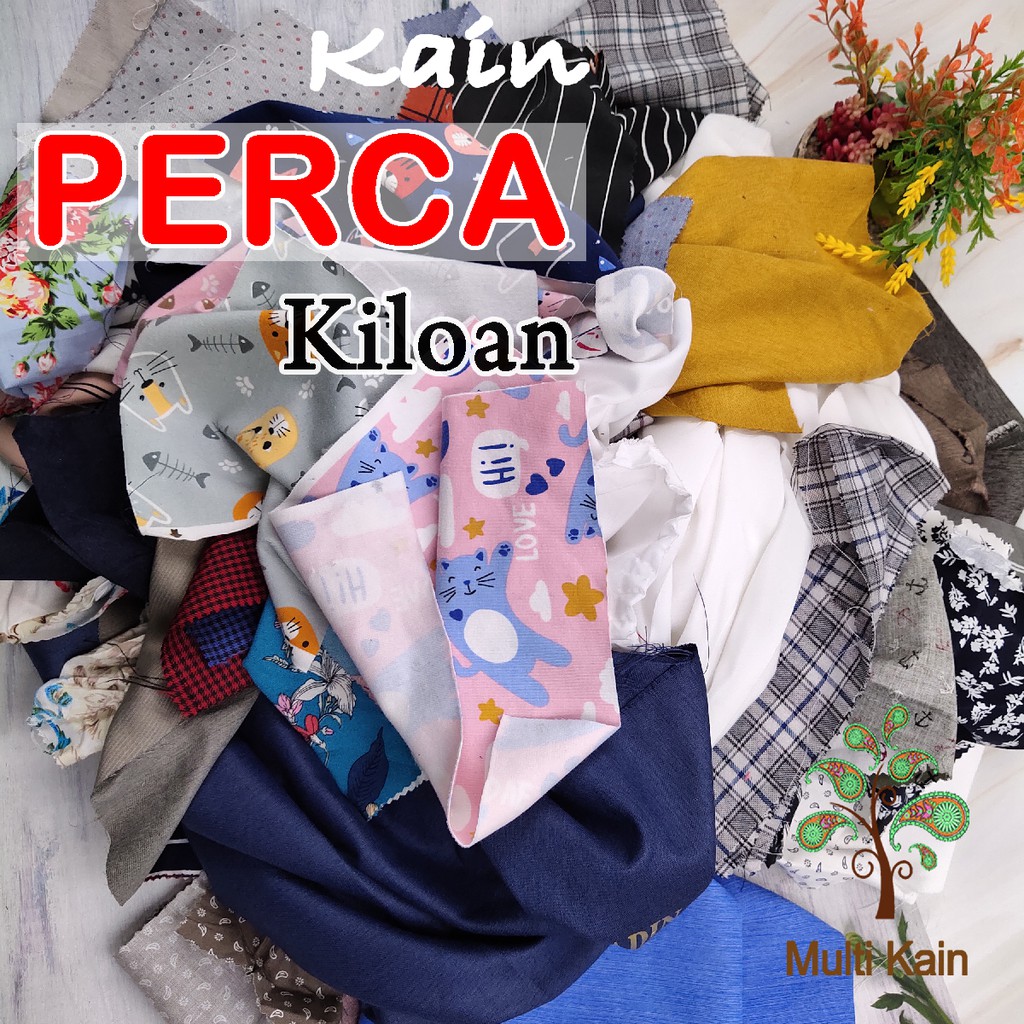 Bahan Multi Kain perca sisa potongan murah kilo an