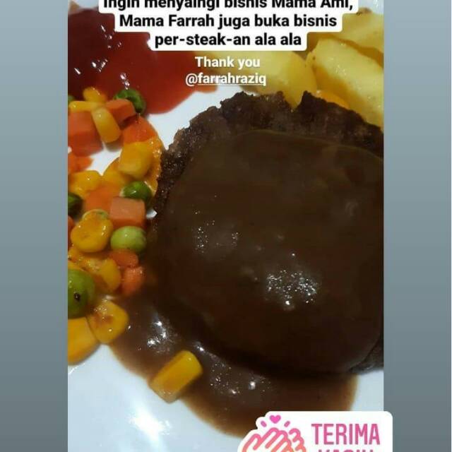 

Beef steak and chicken steck ready variant taste ,bbq ,mushroom and blackpaper