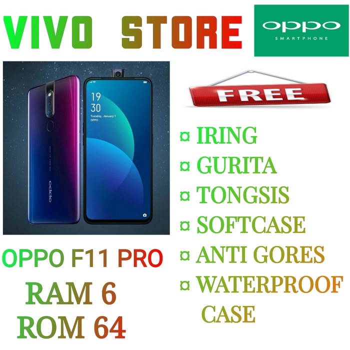 [Baru] OPPO F11 PRO RAM 6/64 GARANSI RESMI OPPO INDONESIA