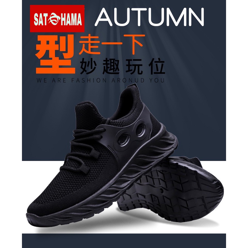 Satohama Running Shoes Sepatu Sneakers Pria Kasual Import Sepatu Olahraga dan Santai Import Pria