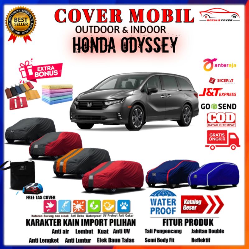 Body Cover Mobil Odyssey, Sarung Mobil Honda Odyssey 2013, 2014, 2015, 2016, 2017, 2018, 2019, 2020