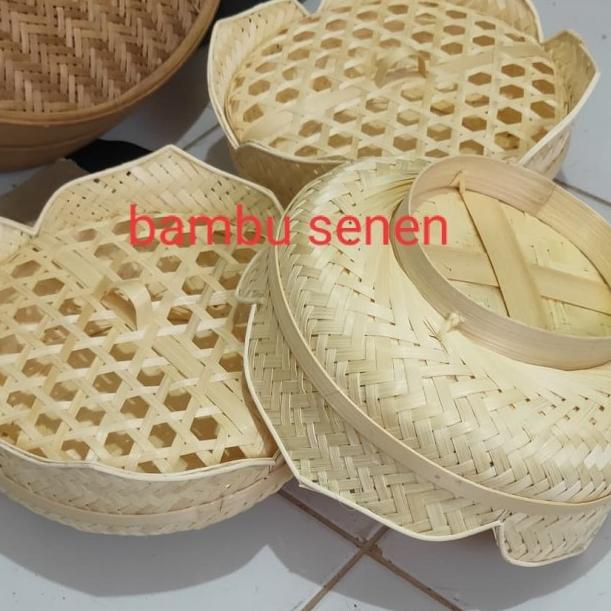 keranjang bambu teratai/hantaran/besek teratai/hampers