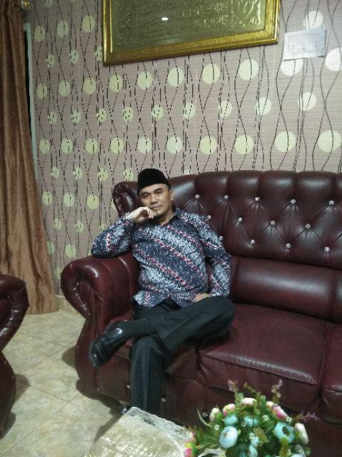 Sanvanina Kemeja Batik Pria Premium Cakrawala E-1521 | Kemeja Batik Panjang Slim Fit