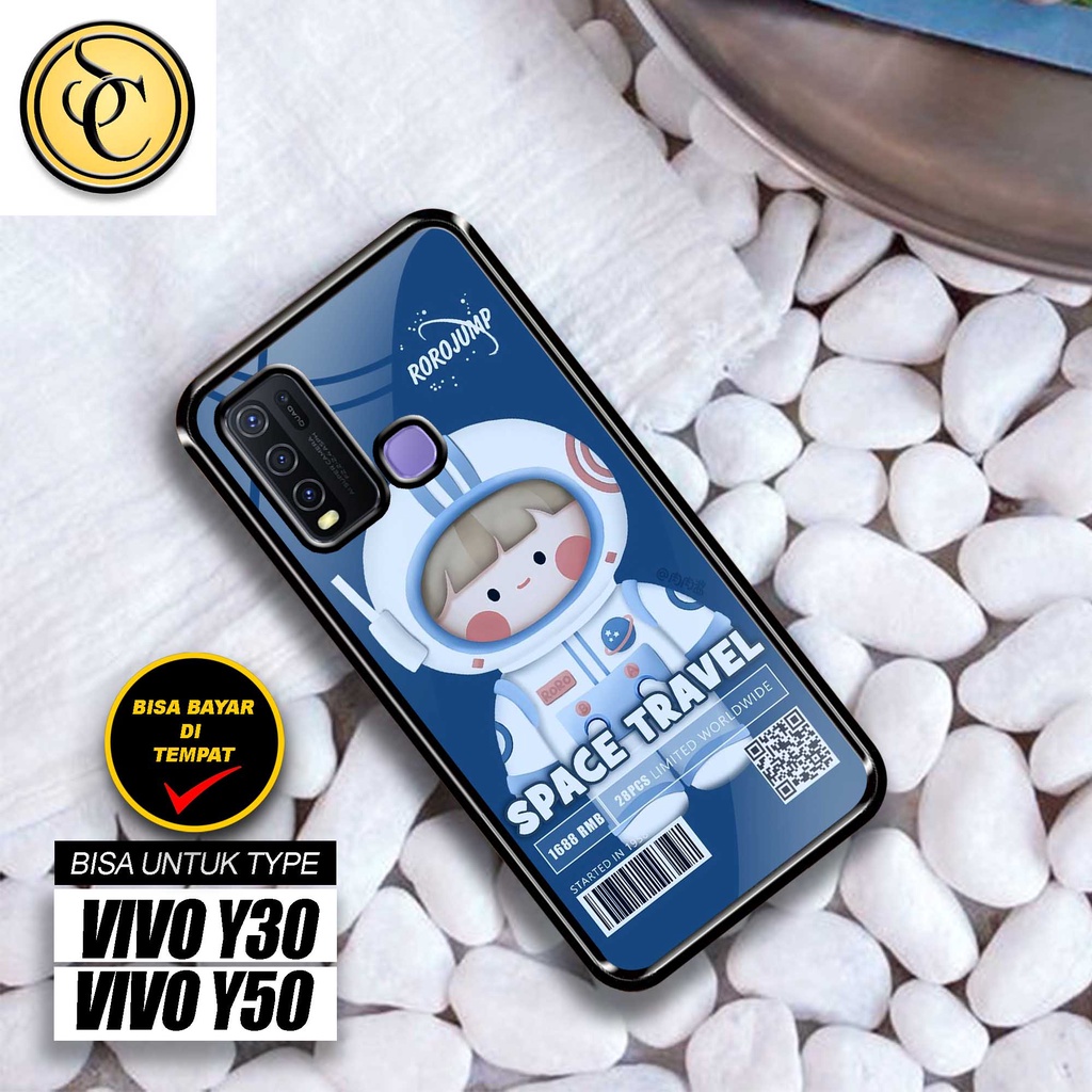 Sukses Case Glossy VIVO Y30 Y30i Y50 - Hardcase 2D Glossy VIVO Y30 Y30i Y50 - Silikon Hp Vivo- Silic
