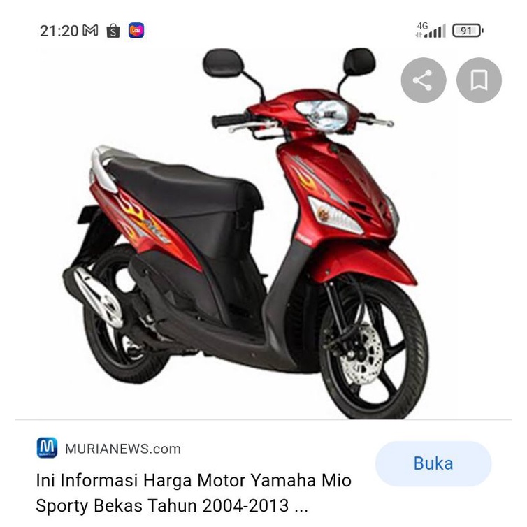 BEHEL BEGEL JOK BELAKANG YAMAHA MIO SMILE original 28D