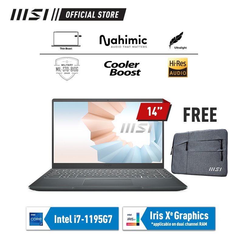 MSI Modern 14 B11MOU-1059ID Laptop