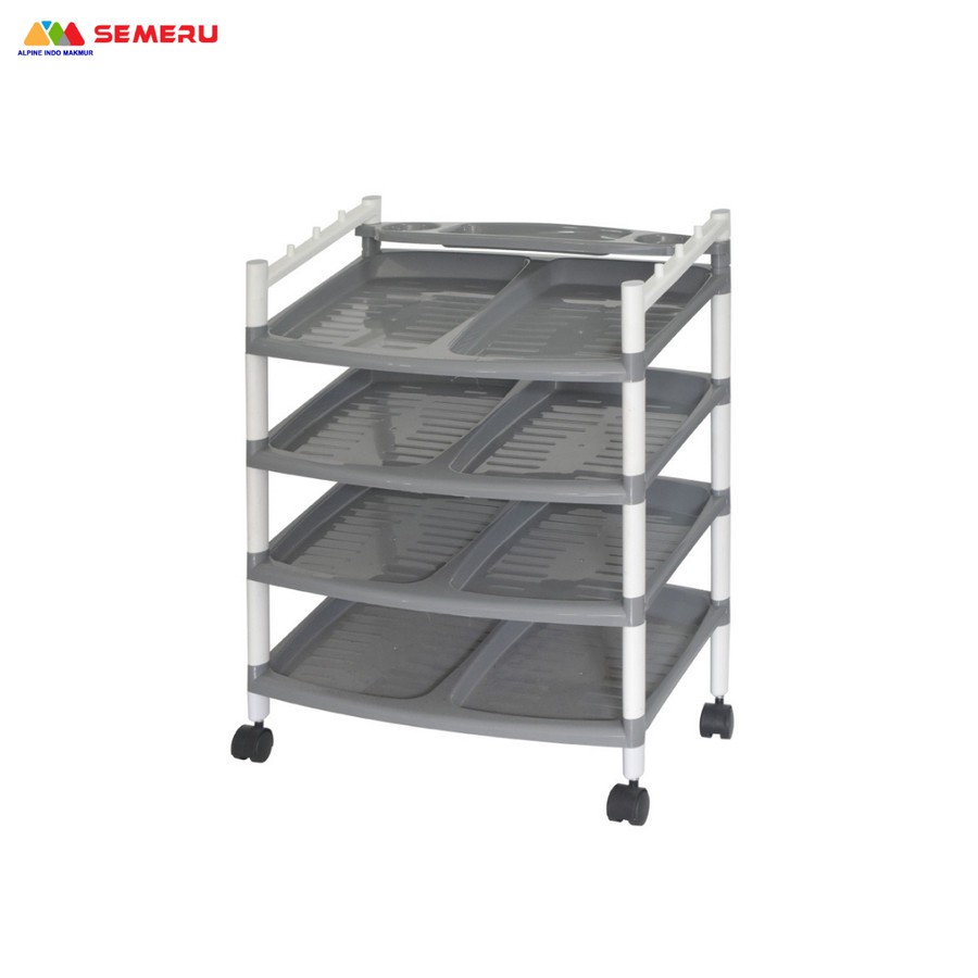 MASPION Ziga Shoes Rack S.4 / Rak Sepatu Ziga 4 Tingkat B RR002