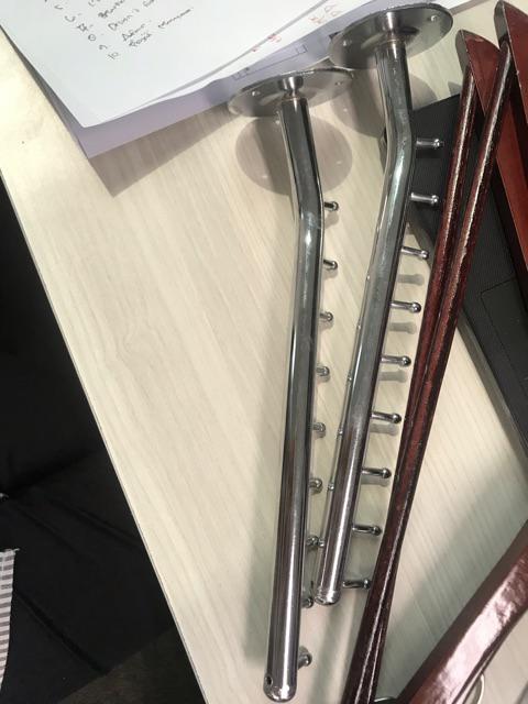 Gantungan Baju Suling Tempel Tembok 9 Titik (paku) Hanger (l)