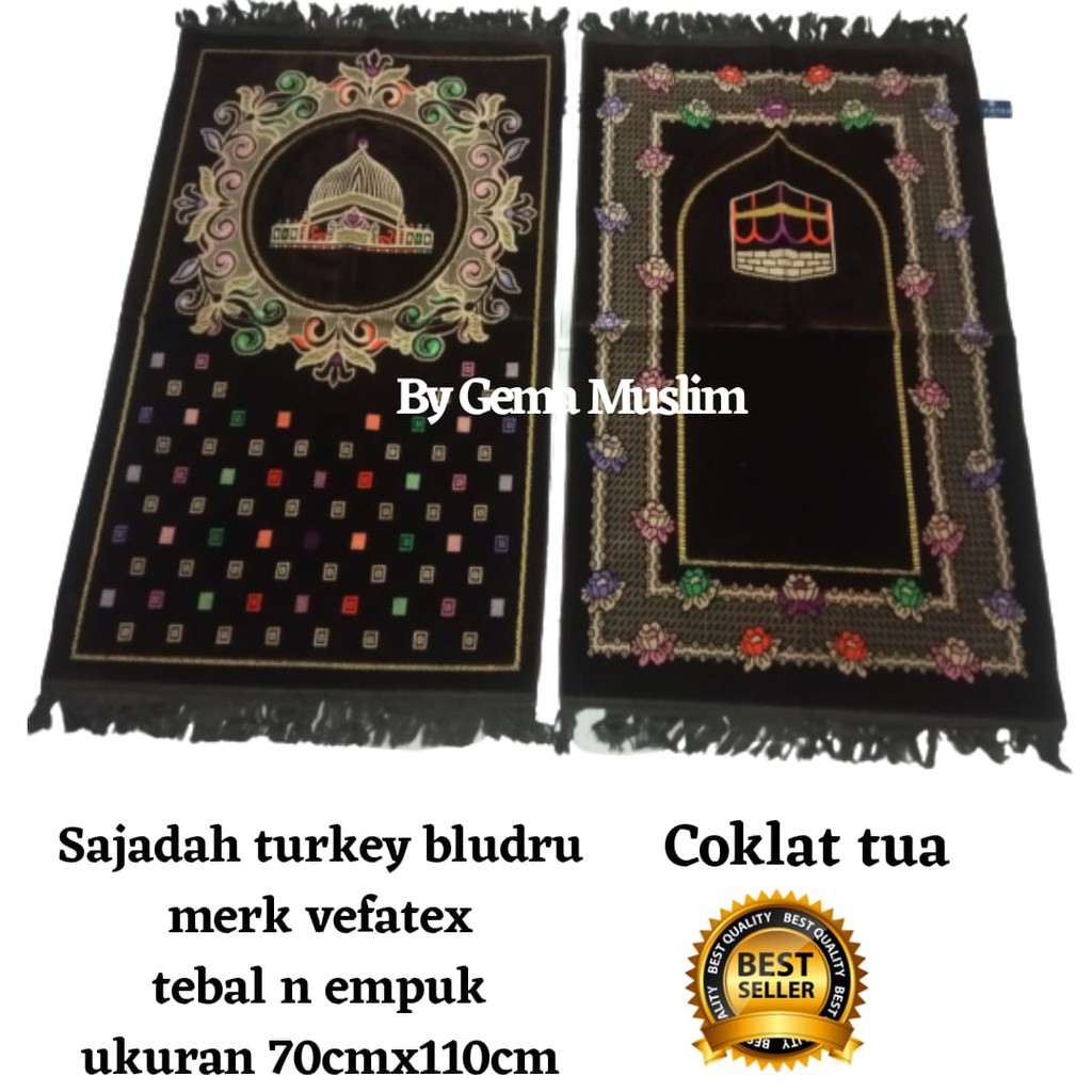 sajadah turky vefatex 70cmx110cm