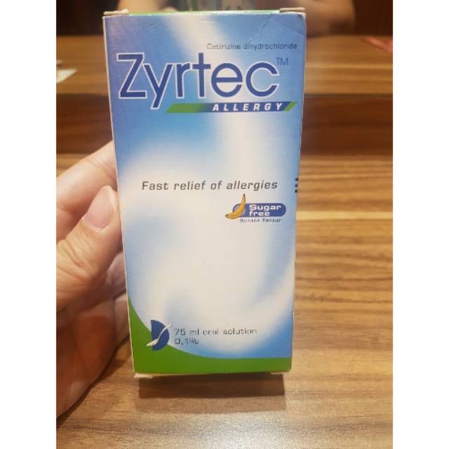 Zyrtec allergy syrup 75ml