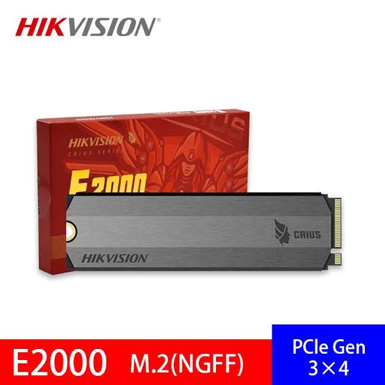 HIKVISION SSD NVME E2000 ( 256GB / 512GB / 1TB) PCIe Gen3x4 + HEATSINK