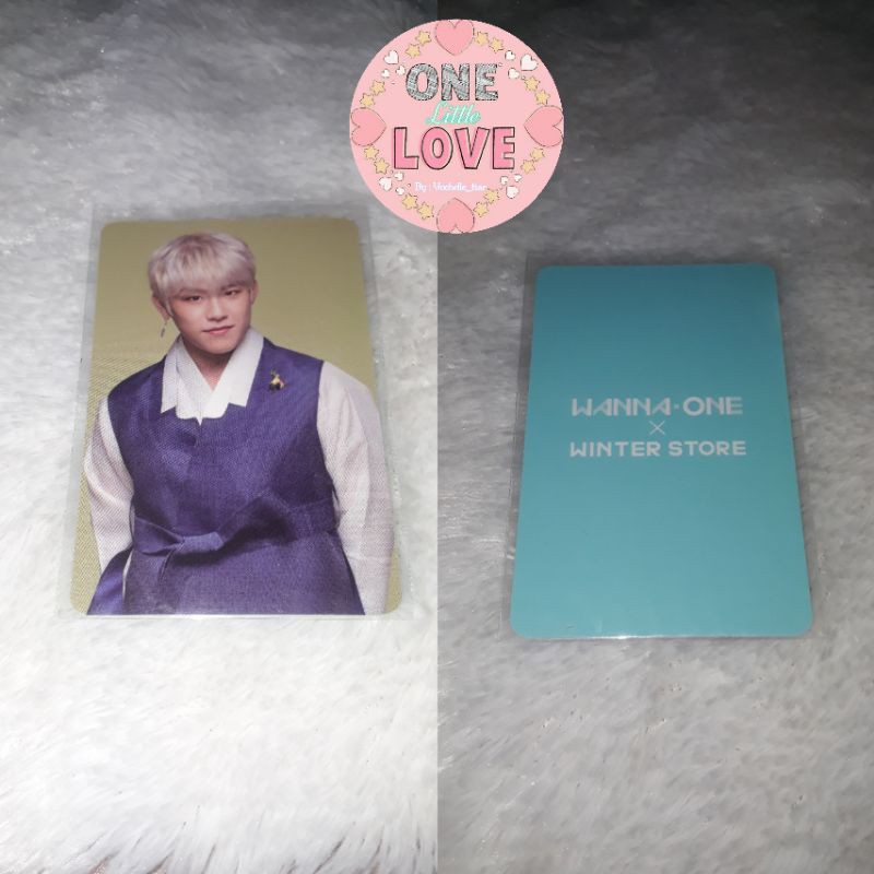 Wanna One Park Woojin Official Photocard Winter Store X Wanna One.