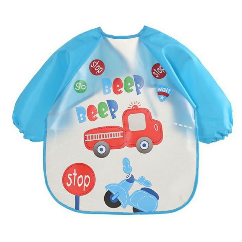 LZ.C33 bib baju anak. celemek baju bayi. bib slabber