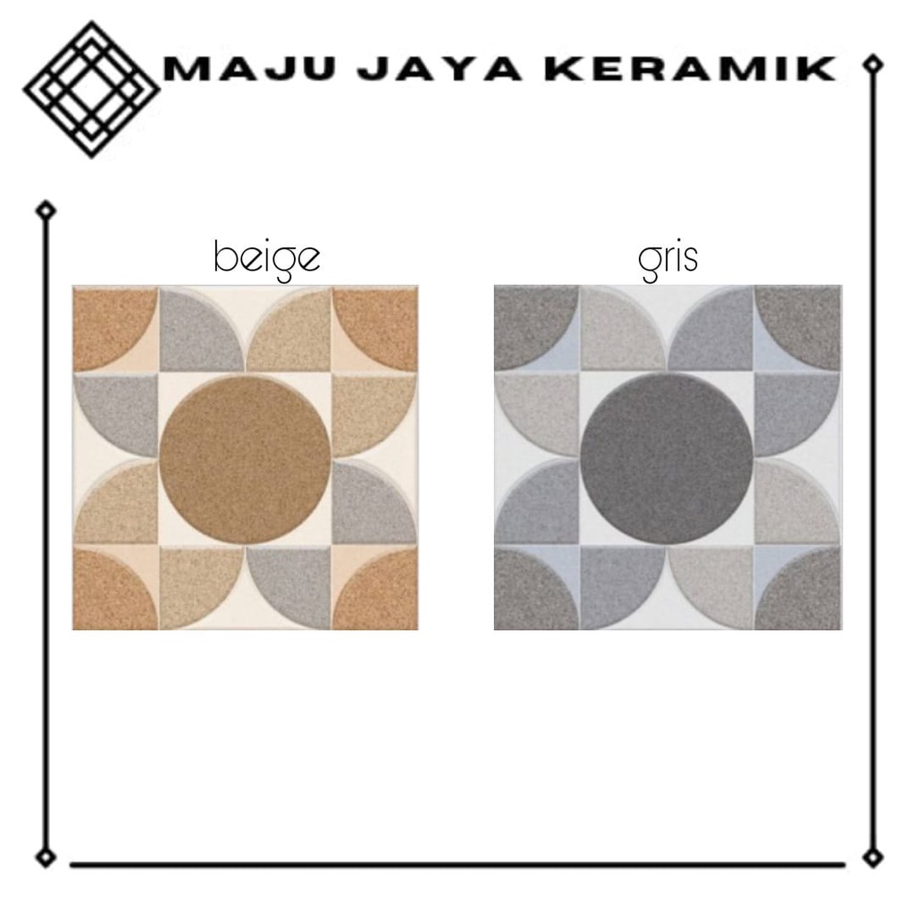 KERAMIK LANTAI 25X25 KASAR GRIS CREAM | KERAMIK TERAS| KERAMIK KAMAR MANDI 25X25 | MULIA ORIENT