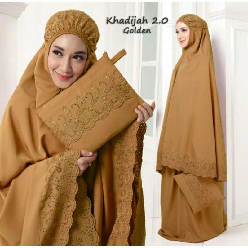 Awrellcollection - Mukena Dewasa Khadijah Katun Premium