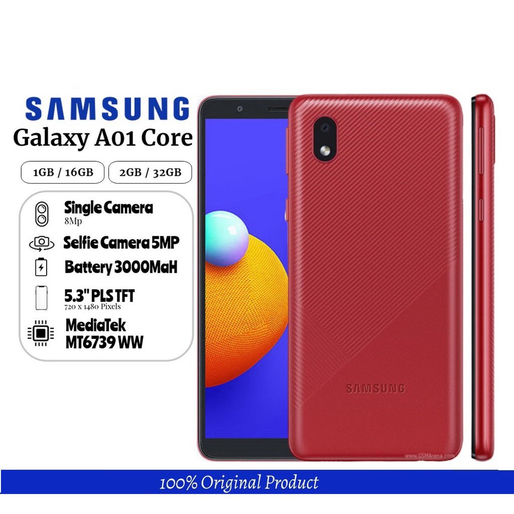 Samsung Galaxy A01 Core 2/32 GB Garansi Resmi SEIN | Hp Bagus Murah Terbaru