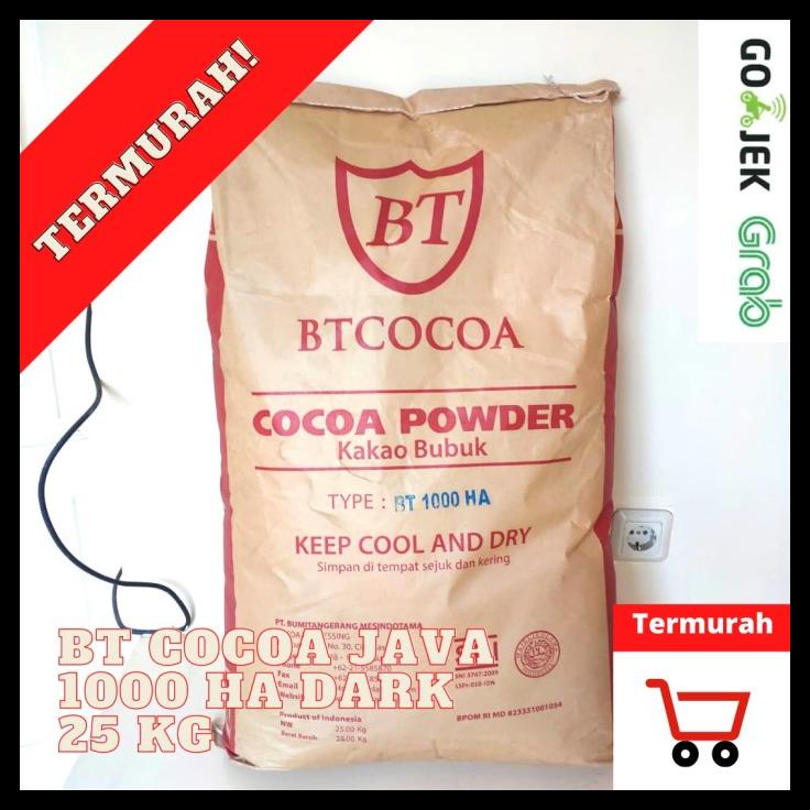 

TERBARUU!! BT COCOA JAVA DARK CHOCOLATE BT1000HA 25 kg bubuk coklat COD