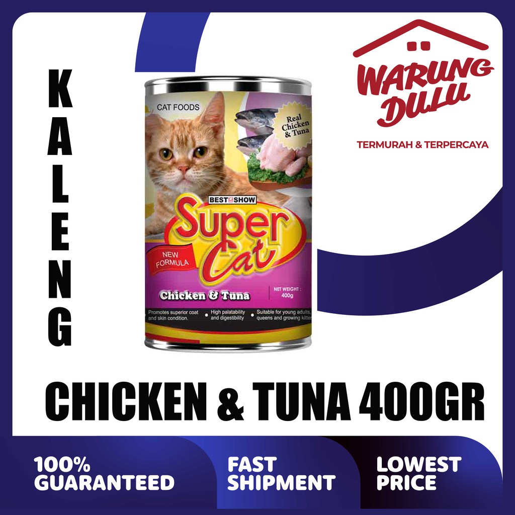 SUPER CAT CHICKEN TUNA 400GR