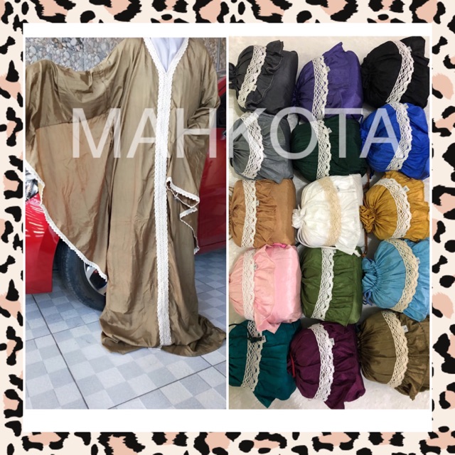 ABAYA SHOLAT PARASUT KELELAWAR