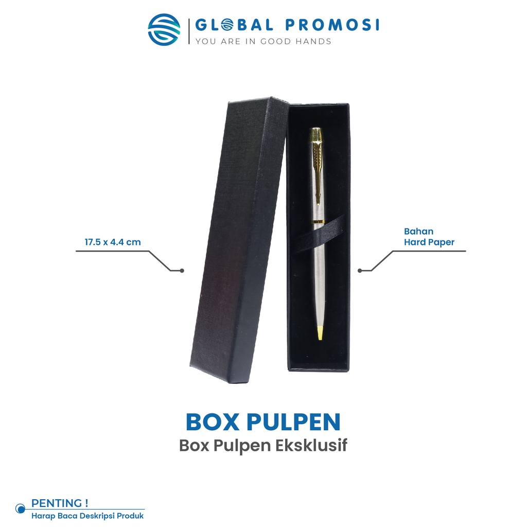 Box Kotak Pulpen (Tanpa Pulpen) Polos-untuk Pulpen Besi Promosi