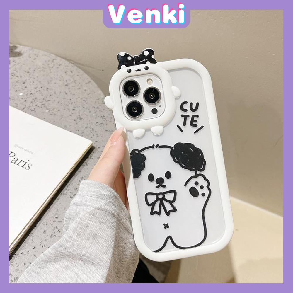 iPhone Case Silicone Soft Case Clear Case Airbag Shockproof Protection Camera Shiny Feel Bear Cute Cartoon Compatible For iPhone 11 Pro Max 13 Pro Max 12 Pro Max 7Plus xr XS Max