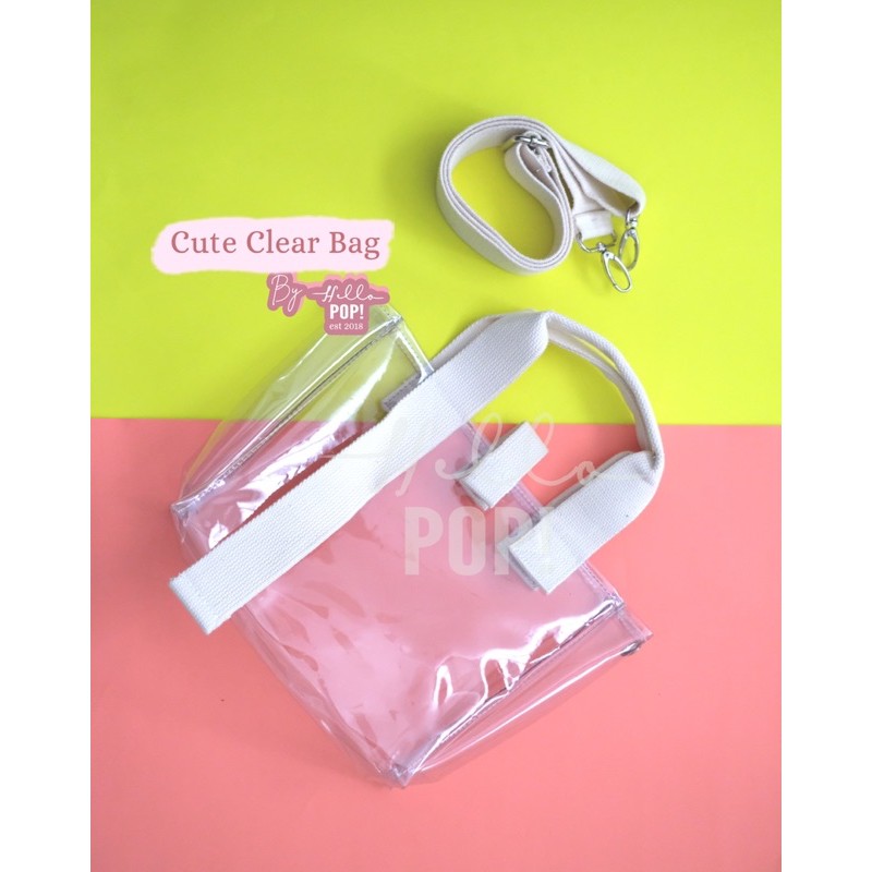 

Cute Clear Bag by Hellopop