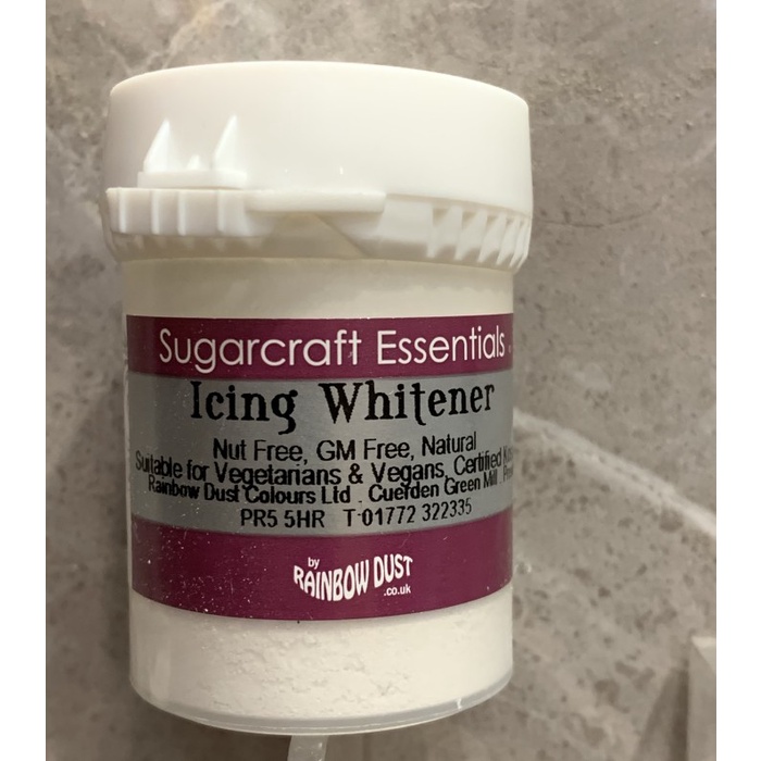 

Rainbow dust icing whitener 25g pemutih icing