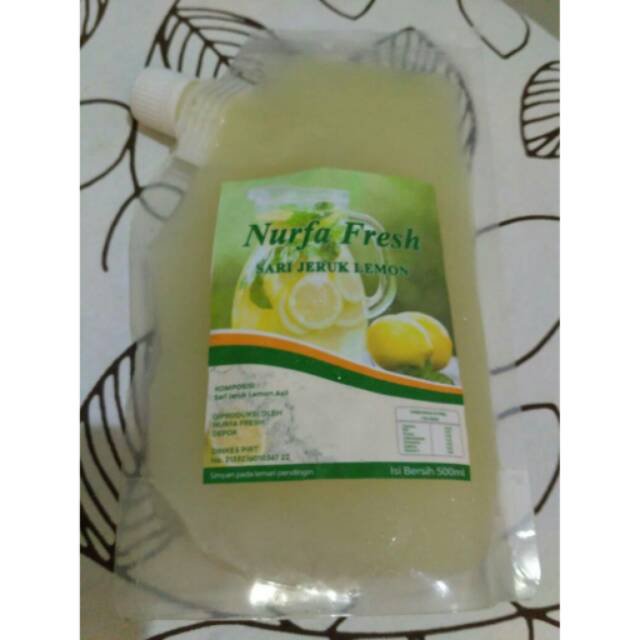 

Nurfa Fresh Sari Jeruk Lemon Asli 500ml