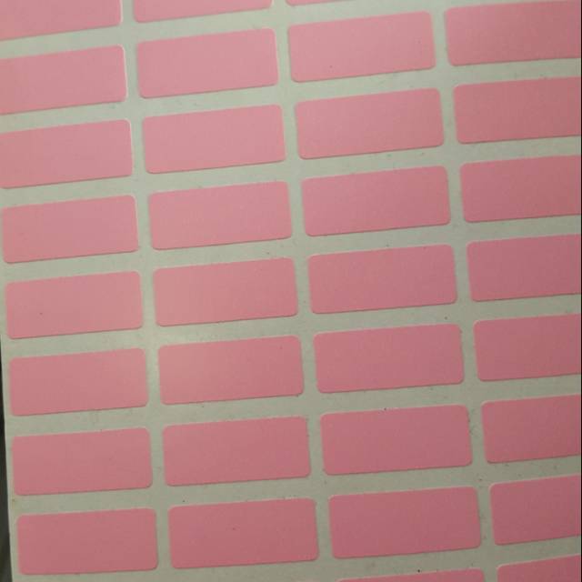 

stiker polos warna pink size S