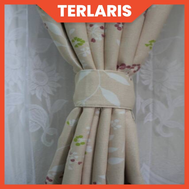 SARAE OFFICIAL - Gorden Katun Blazer Sakura Gordyn Gorden terlaris tinggi 200 dan 150cm COD TERLARIS