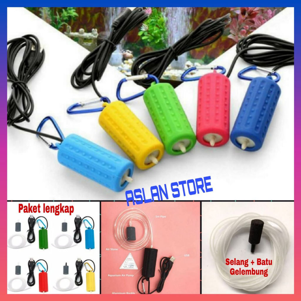 AERATOR USB AIR PUMP USB ALAT GELEMBUNG UDARA UMPAN MANCING