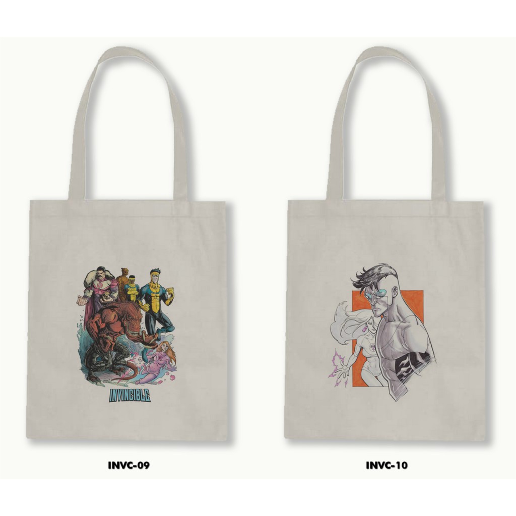 TOTE BAG BLACU - INVINCIBLE