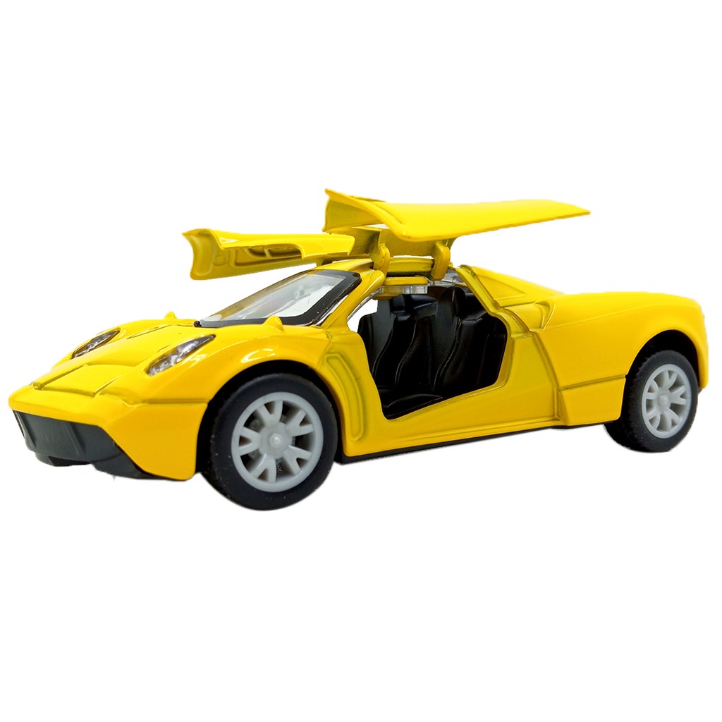 Toy Addict Pagan1 Huayra Sport Car Kuning Diecast Mainan Mobil Balap