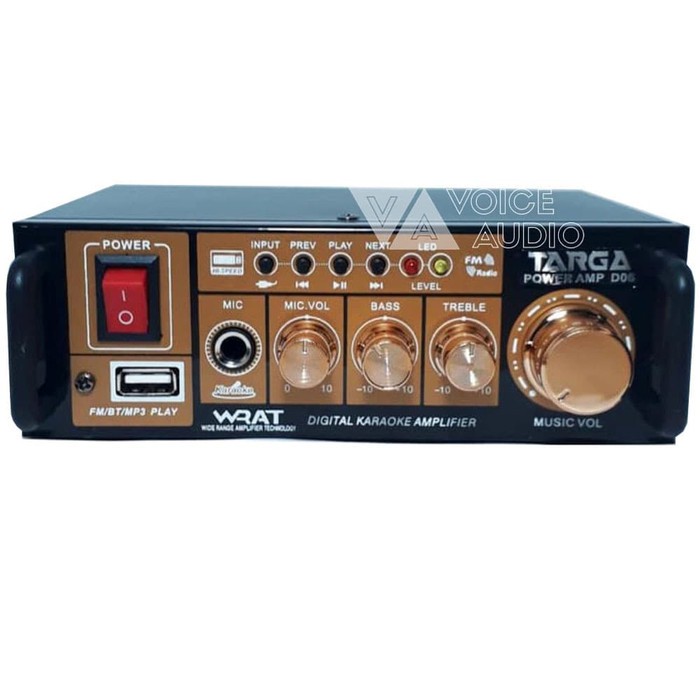 POWER AMPLI MINI TARGA D06 AMPLIFIER MOBIL D 06