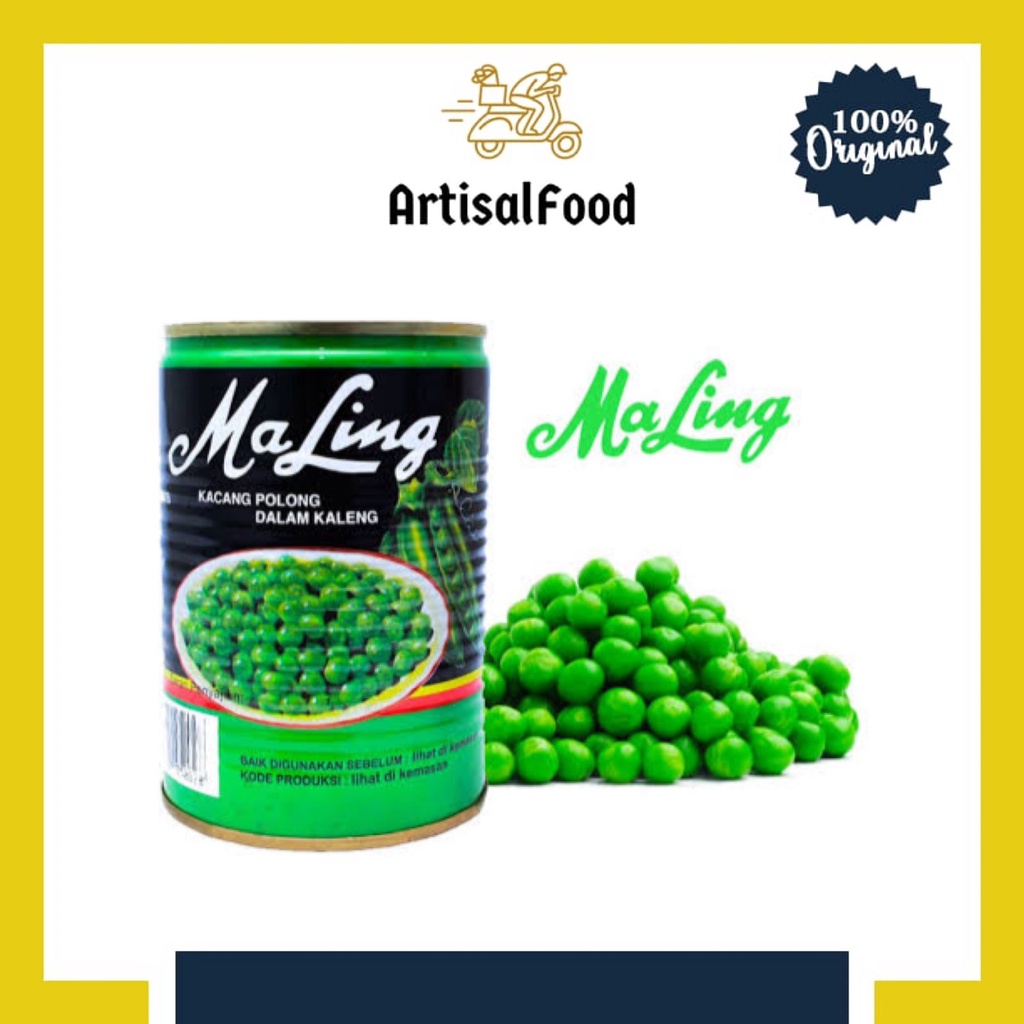

MALING GREEN PEAS Kacang Hijau Kaleng 397gr