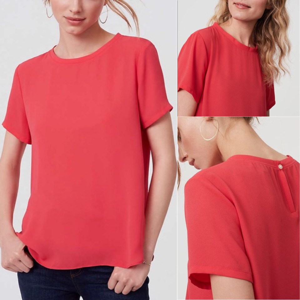 Loft watermelon  pop clean tee