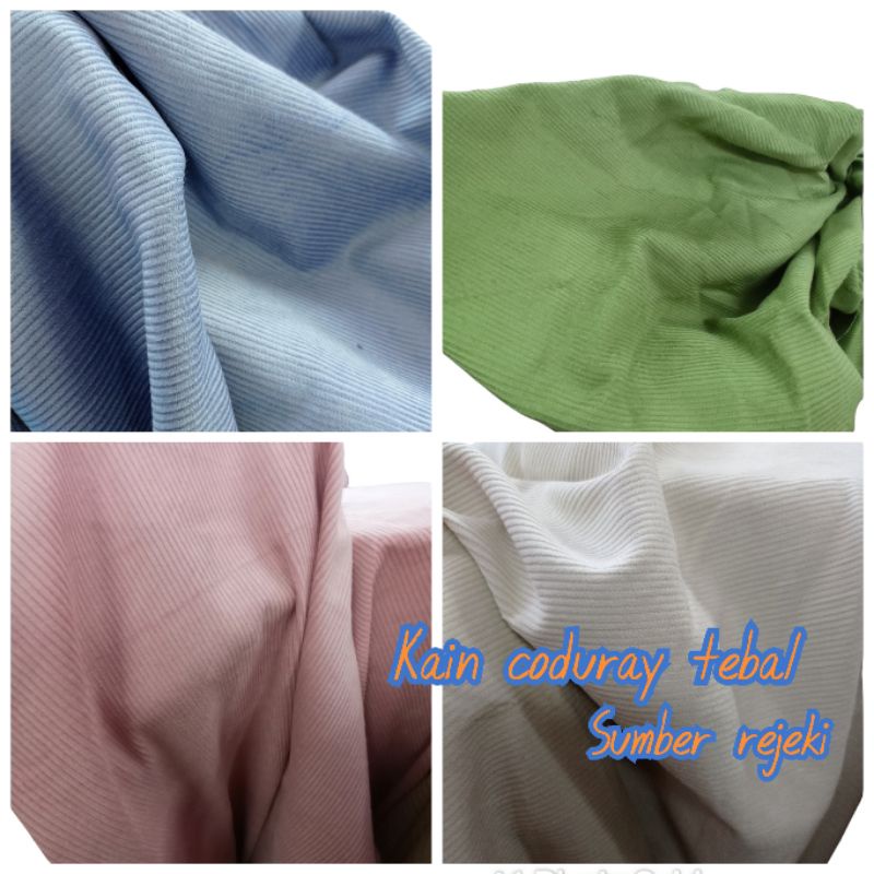 TERBARU KAIN KODORAY/CODURAY TEBAL~ KAIN CELANA KODORAY, JAKET KODORAY