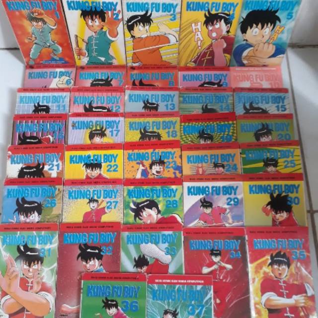 Komik Kungfu Boy seri lama vol 1-37 kolpri bagus dan terawat tanpa cap