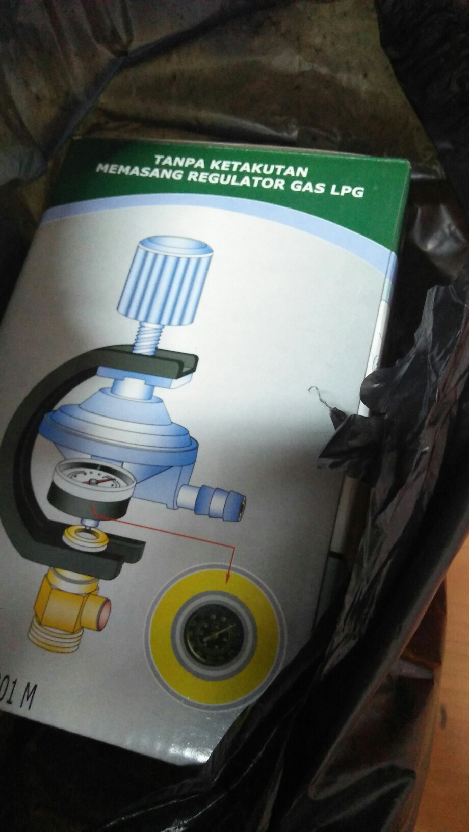 Regulator Gas Lpg Destec + Meteran Com 201-m Tekanan Rendah