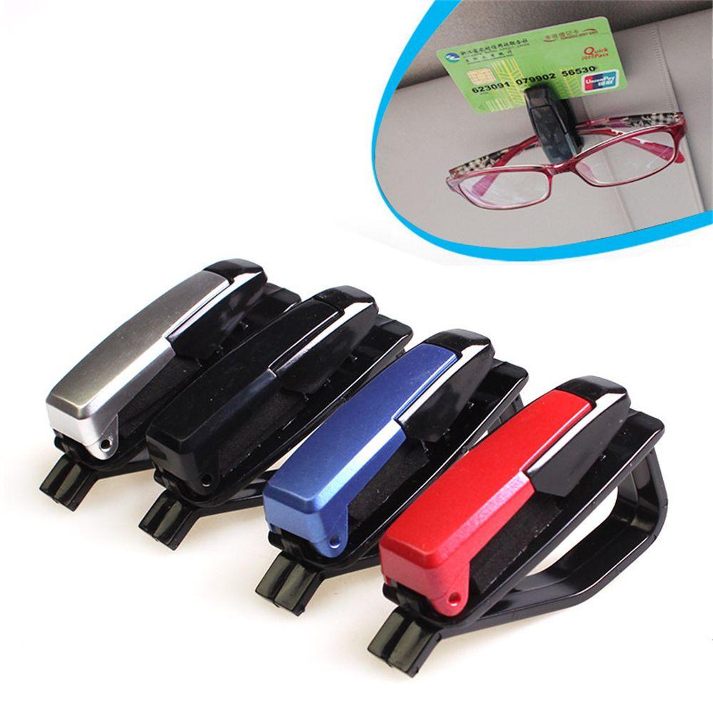 Populer Holder Kacamata Mobil Universal Mount Case Multicolor Pelindung Layar Klip Kartu Tiket