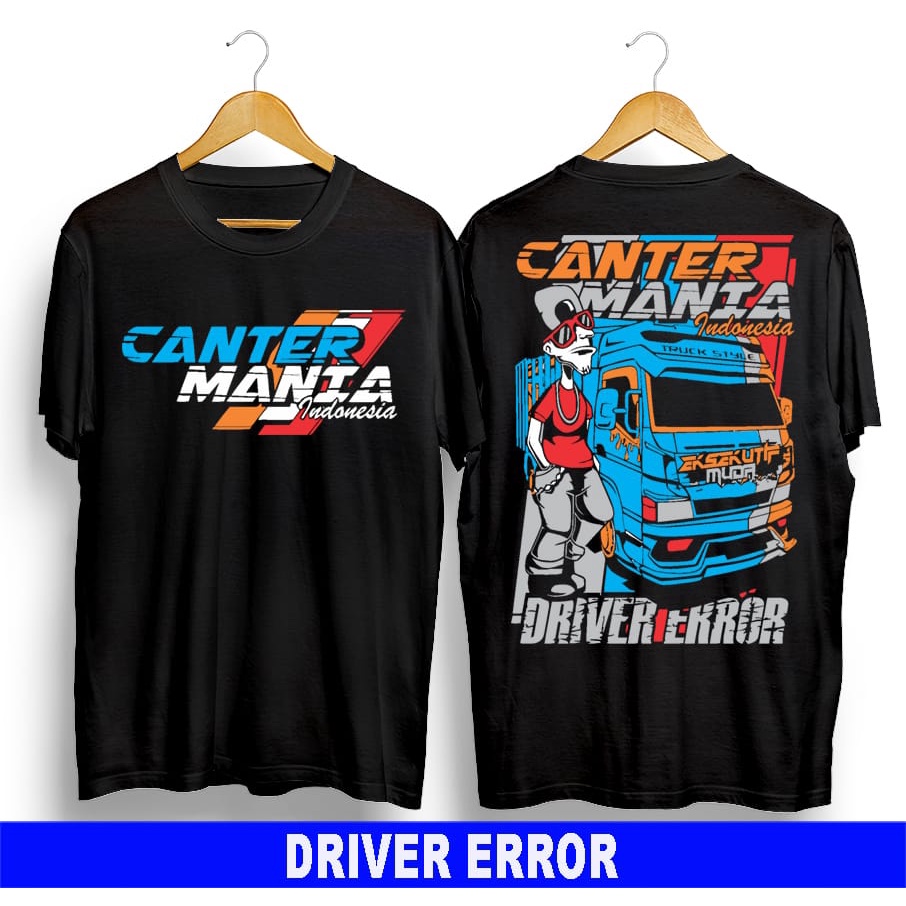 Kaos murah Kaos distro murah baju  distro pria t-shirt murah combed30s canter mania hitam