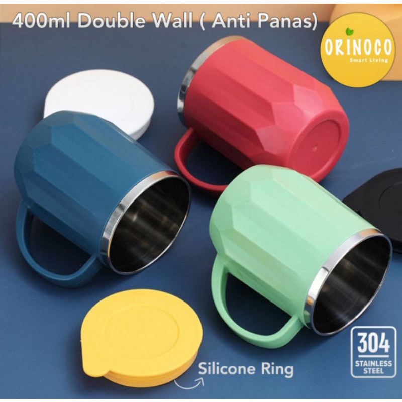 orinoco mug vacuum flask / Gelas tahan panas stainless steel