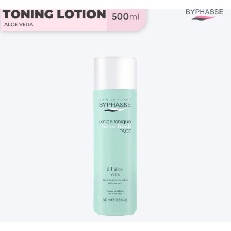 Byphasse Sensi-Fresh Toning Lotion With Aloe Vera Sensitive Skin