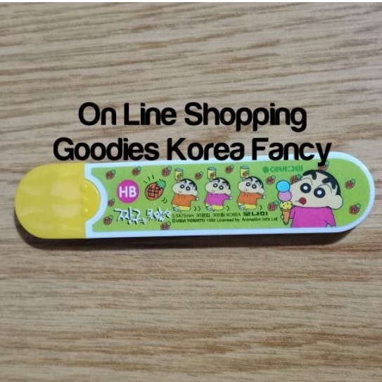

ShinChan Isi Pensil Mekanik 0.5mm HB Panjang 75mm-30 Pcs Ori Korea Ready Stock