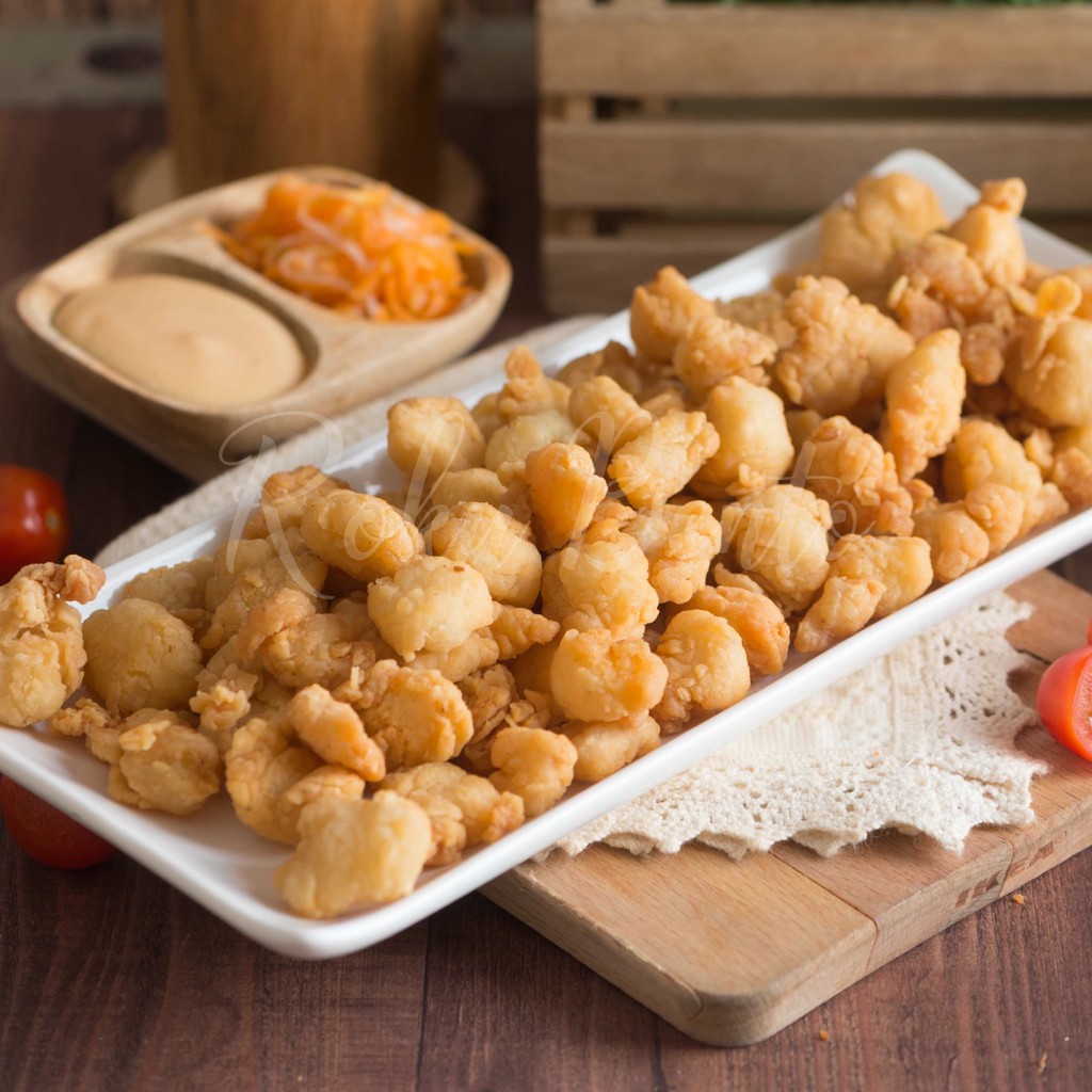 

Dori Popcorn 500Gr Roku Bento BSD Frozen Nugget Ikan Dory Siap Goreng - Lauk Bekal Praktis