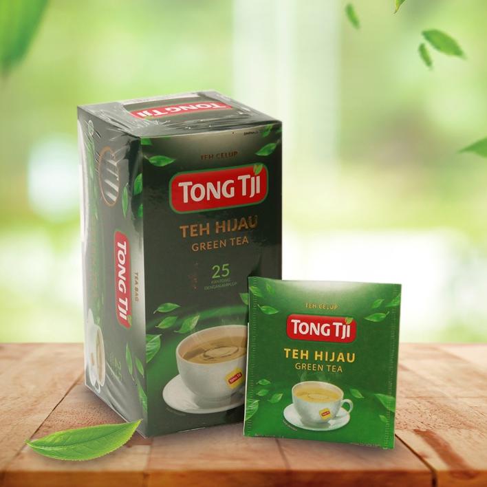 

⚡COD⚡Tong Tji Green Tea dgn Amplop 25s, Teh Celup per Pack